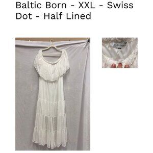 Baltic Born - Swiss Dot Dress - XXL - Half Lined